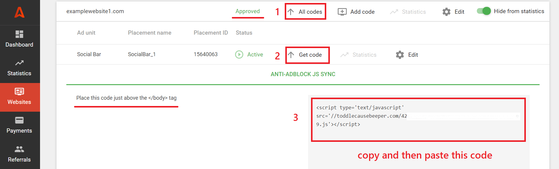 How to get Social Bar code