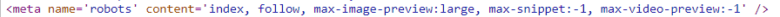 SEO elements in the source code: the basic set