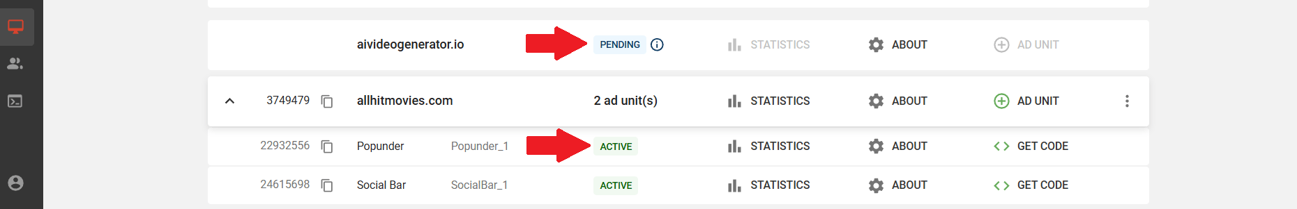 #1 How to add your website to Adsterra - 1