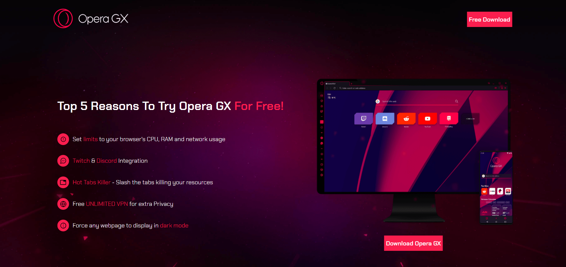 affiliate offer to promote a desktop browser