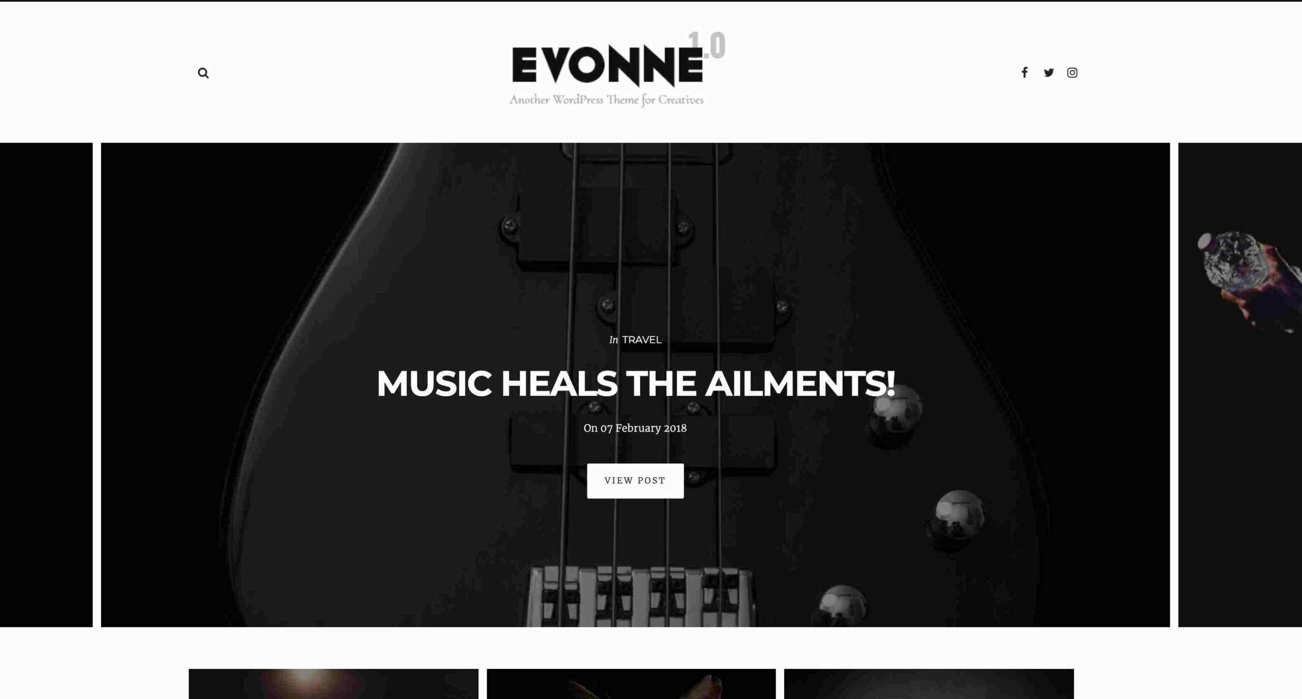 Evonne Blogger template