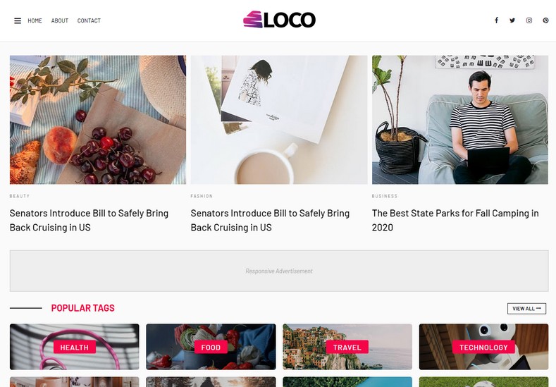 Loco Blogger Template 