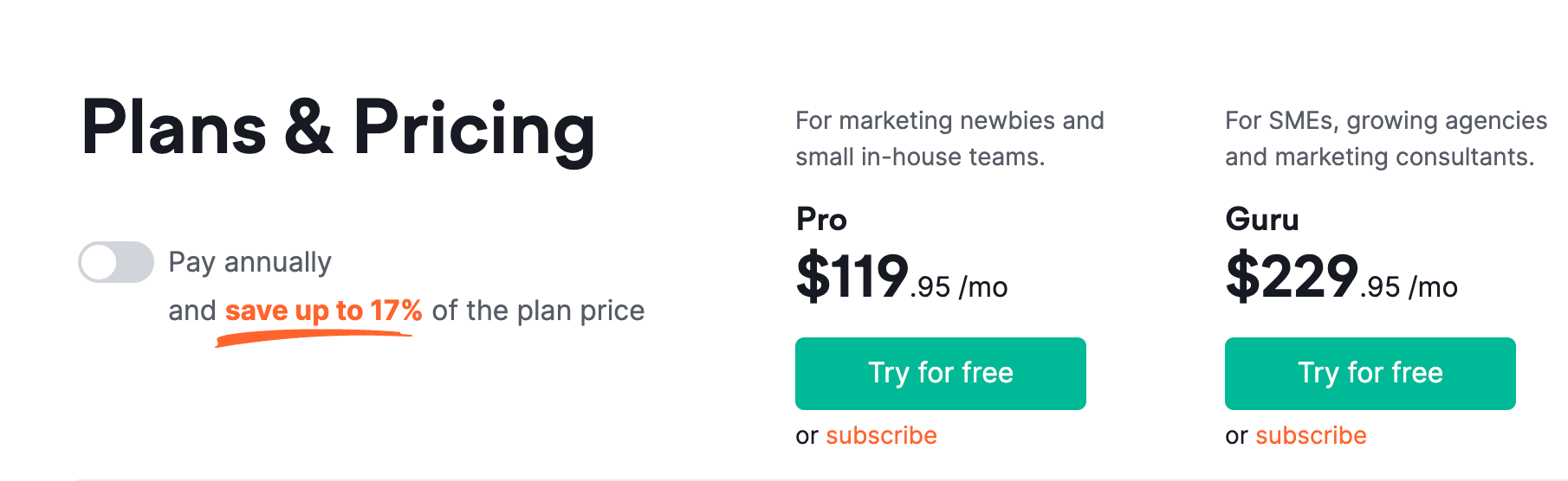 semrush-pricing