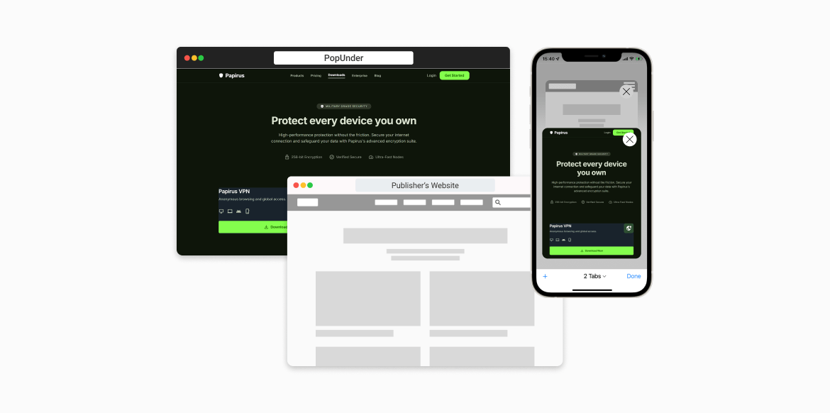 example-of-popunder-VPN-Antivirus-Utilitie