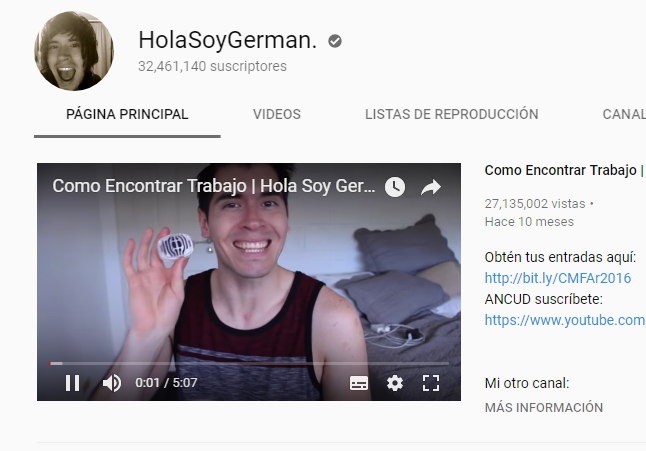 Ejemplos de YouTubers famosos y cuánto ganan