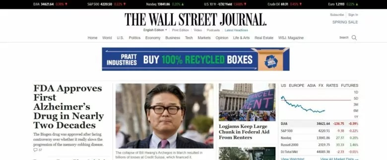 publicidad-en-banners-adsterra-the-wall-street-journal