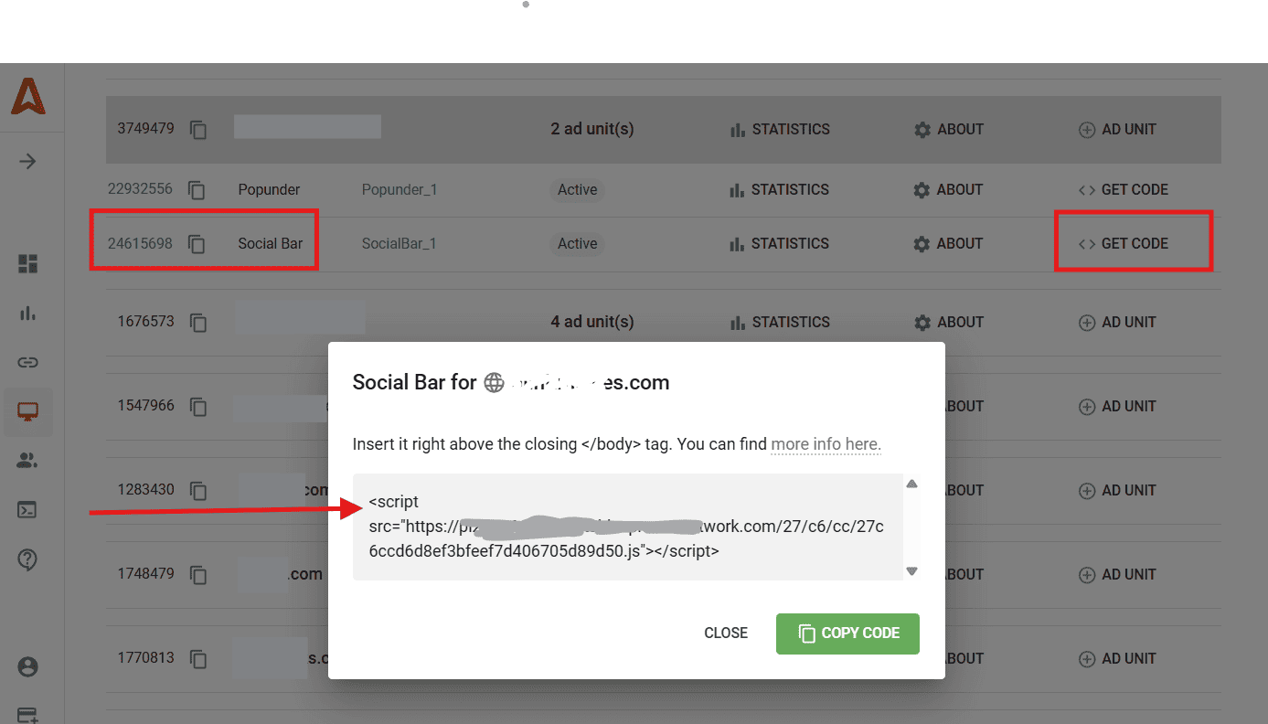 A guide to getting started with Social Bar monetization - 2