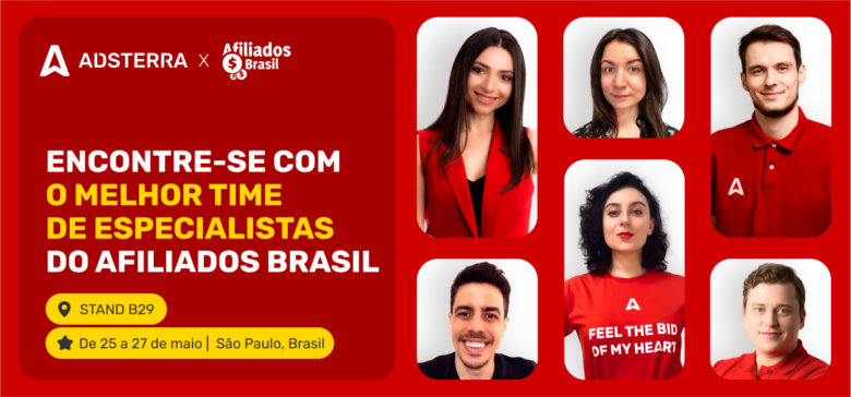 Afiliados Brasil 2023: A Adsterra Participará da Maior Conferência de Marketing de Afiliados da América Latina