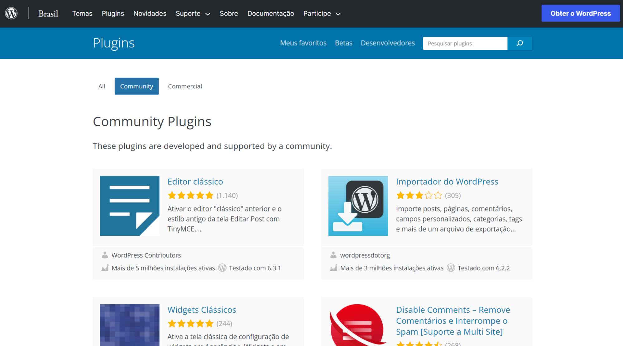 pagina-de-plugins-do-wordpress