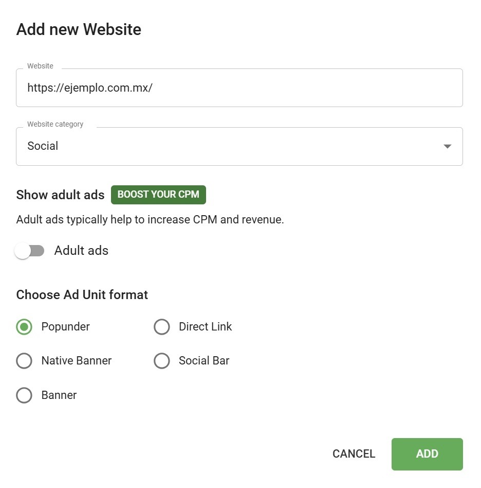 pagina-de-configuracion-de-nuevo-website