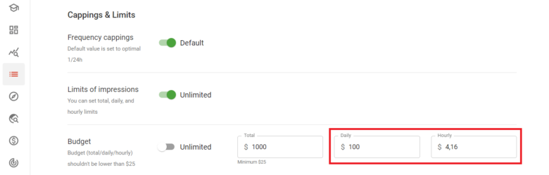hourly-and-daily-budget-limit