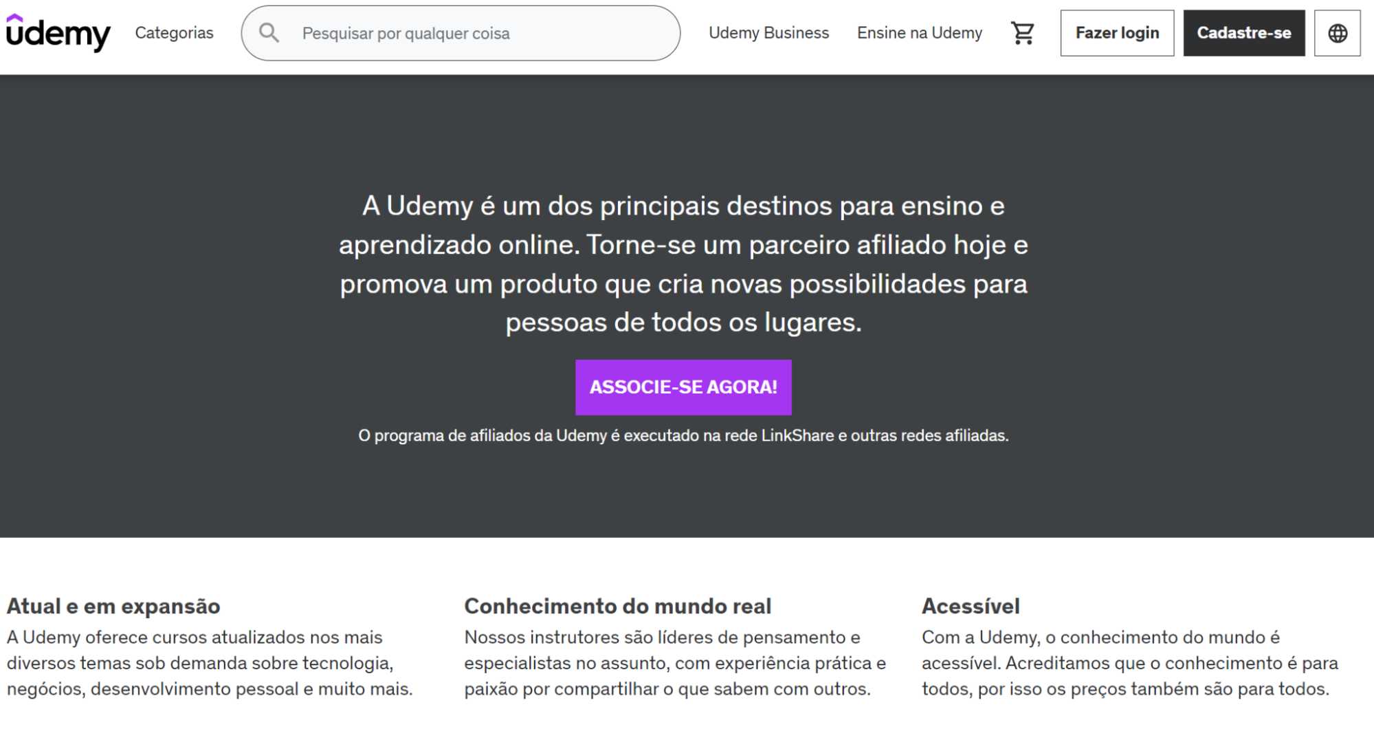 pagina-do-programa-de-afiliados-da-udemy