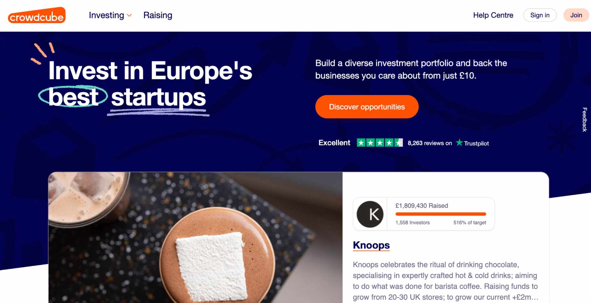 crowdcube-main-page