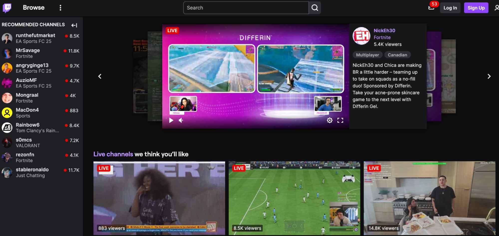 twitch-main-page