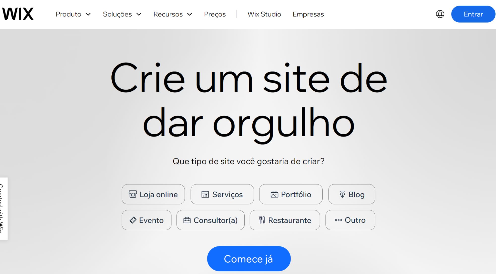 pagina-inicial-da-wix