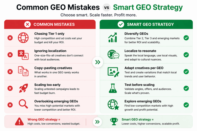 Common geo mistakes