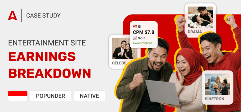 Growing an Indonesian Entertainment Website: $8,700 Monthly Payouts