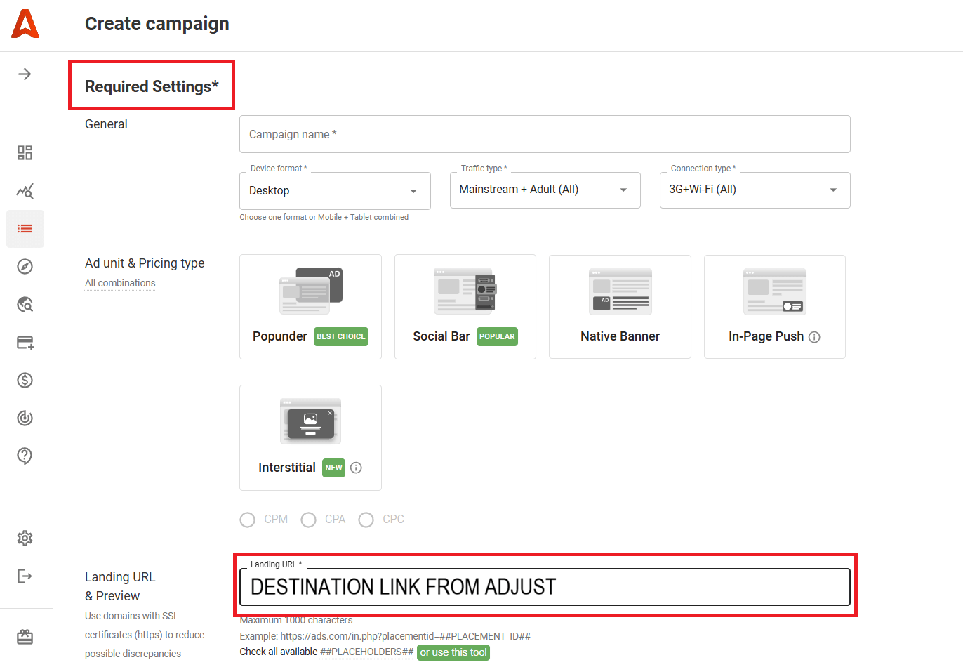 where-to-paste-tracking-urls