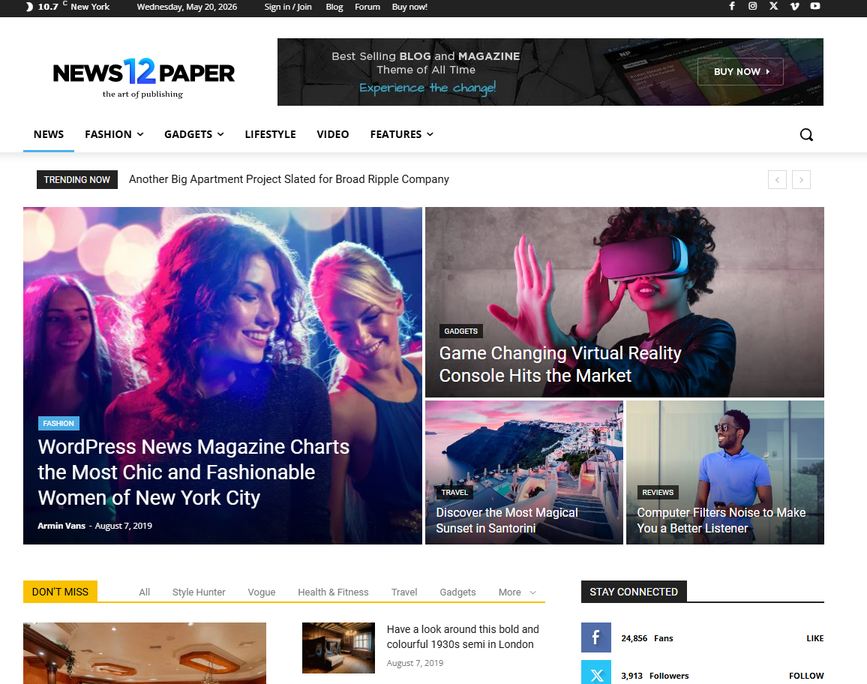 demostracion del tema de wordpress newspaper demostracion del tema de wordpress newspaper