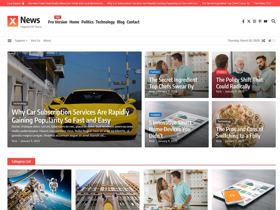 demostracion del tema de wordpress news magazine x demostracion del tema de wordpress news magazine x