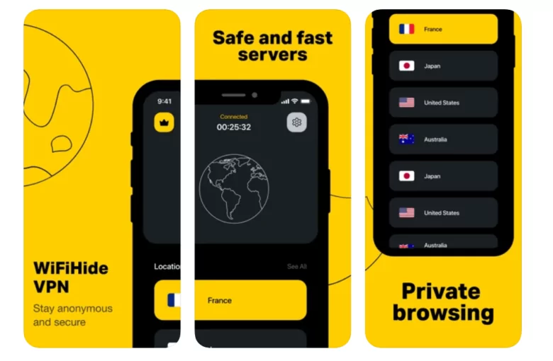 VPN landing page