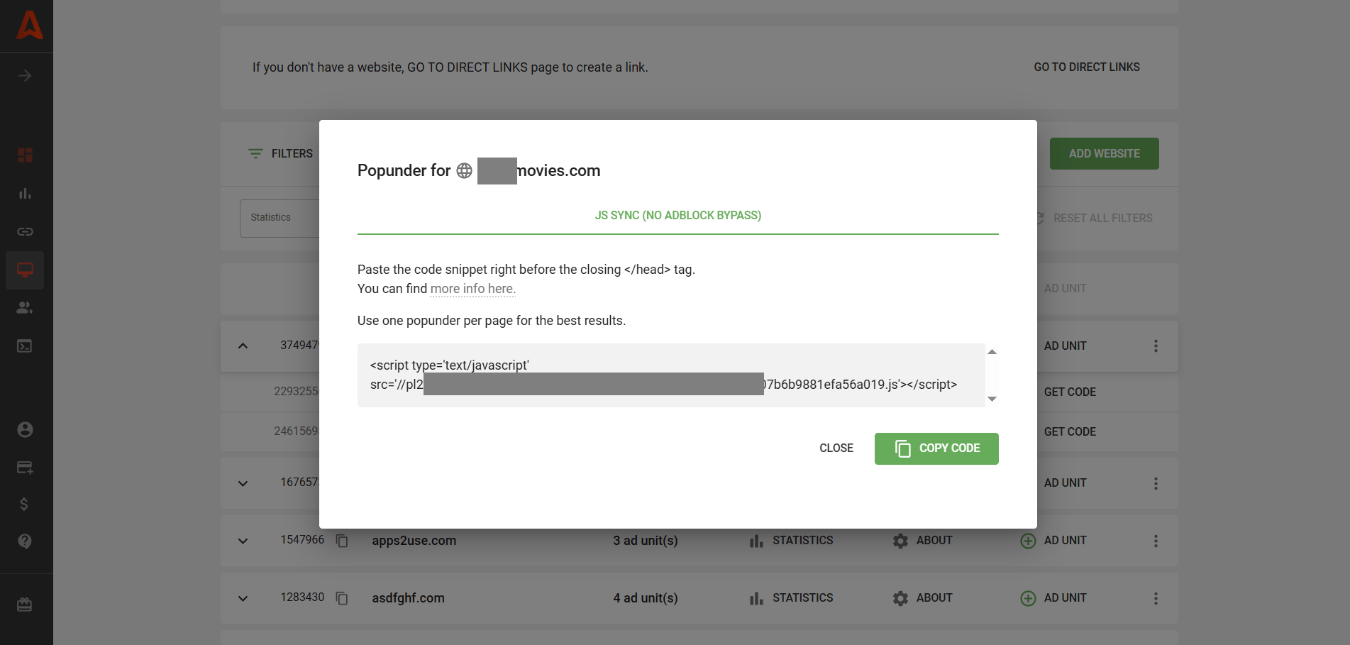 #1 How to add your website to Adsterra - 2
