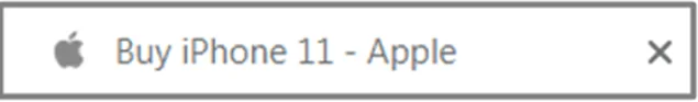 title tag in browser