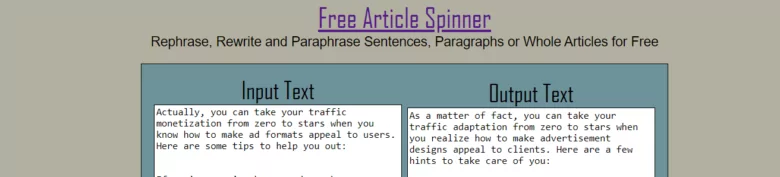 How do I generate content for a website or blog?