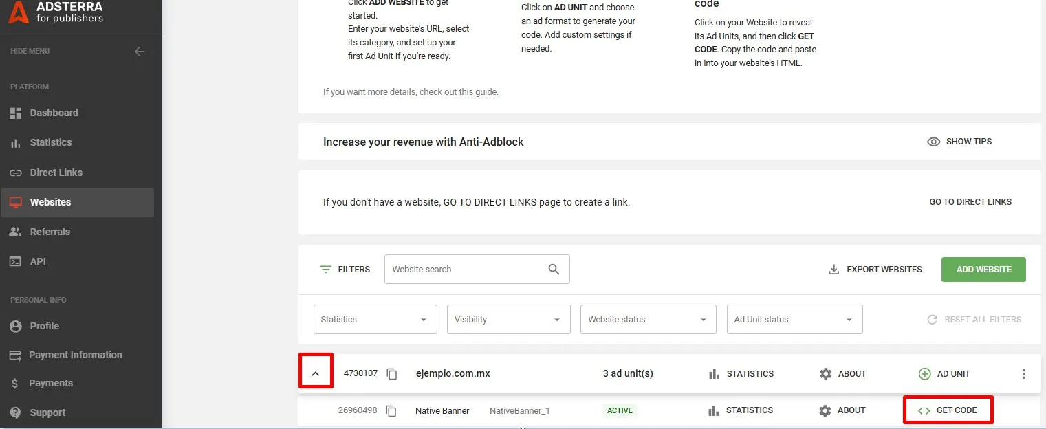 pagina-para-conseguir-el-codigo-de-anuncio-de-adsterra