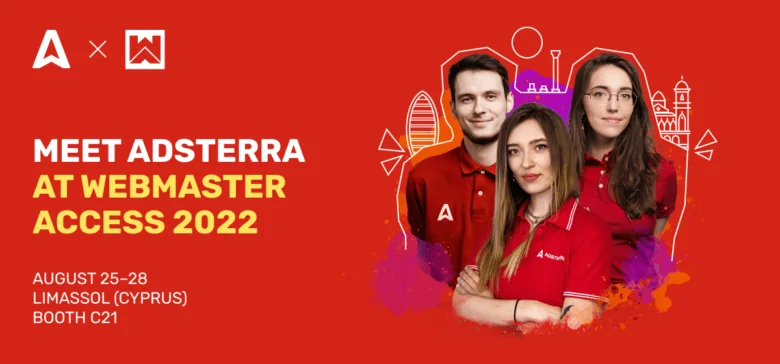 Adsterra at Webmaster Access 2022