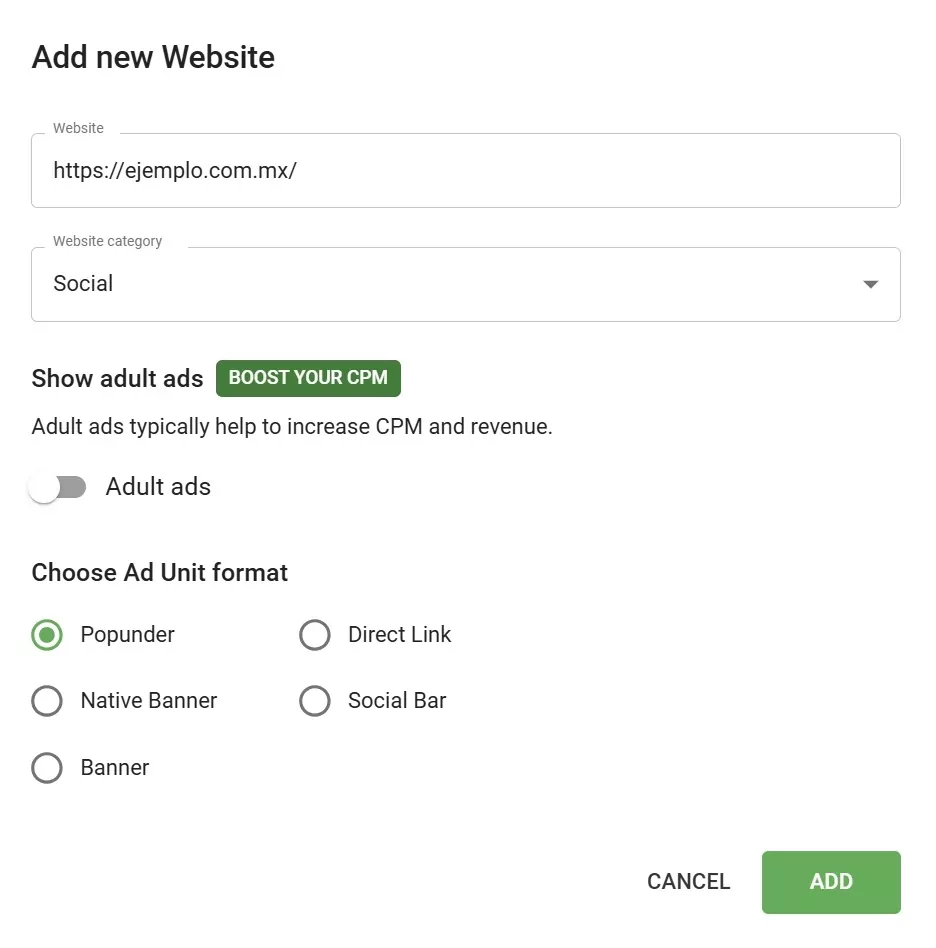 pagina-de-configuracion-de-nuevo-website