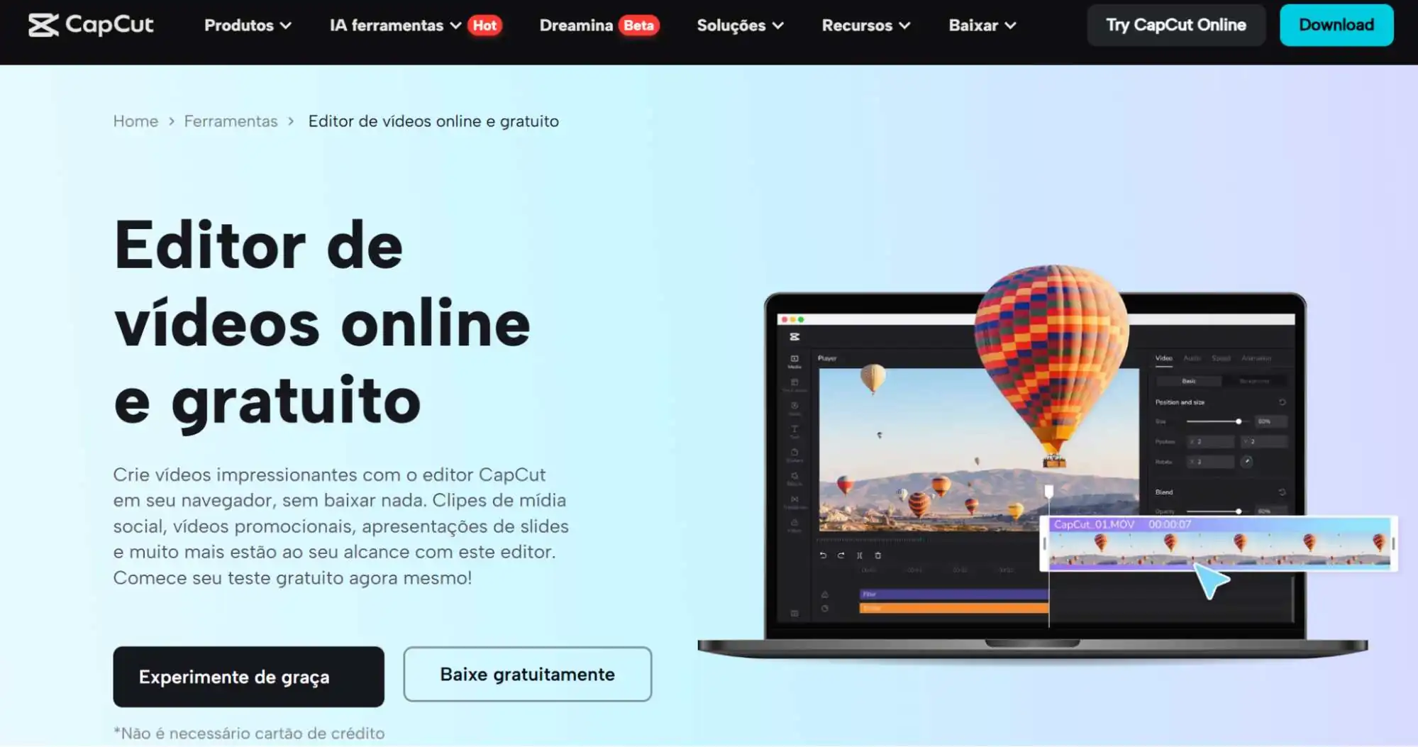 ferramenta-de-edicao-de-video-capcut