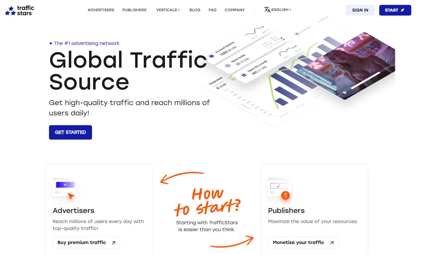 pagina-de-inicio-de-la-plataforma-trafficstars