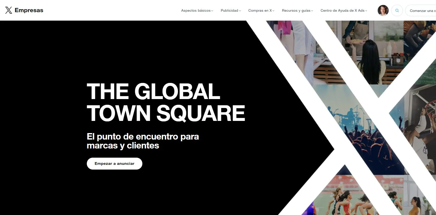 pagina-inicial-de-x-para-empresas