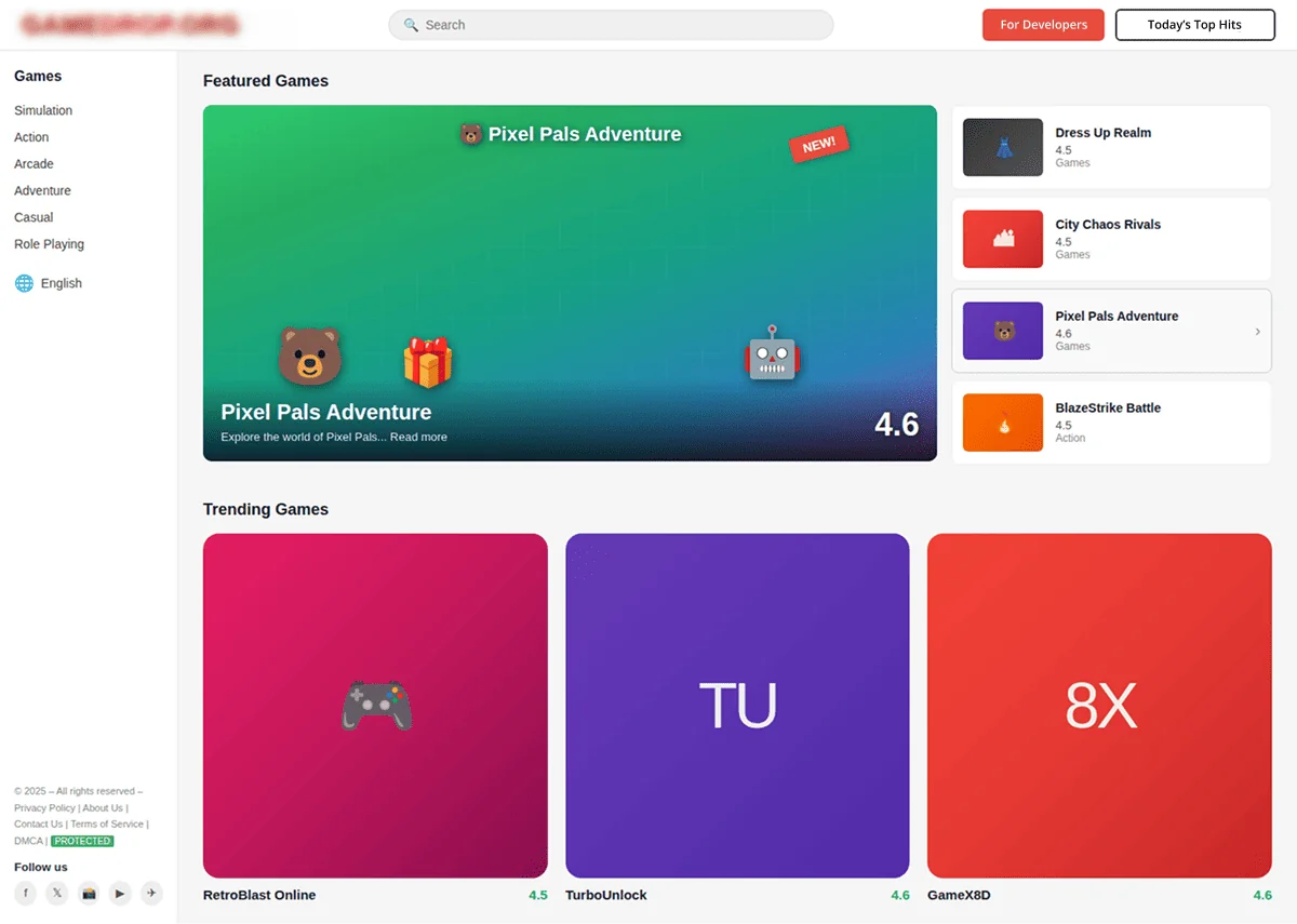 free-app-distribution-website-example