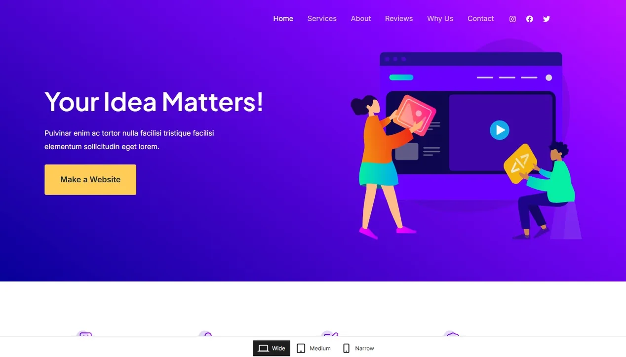 demostracion del tema de wordpress astra